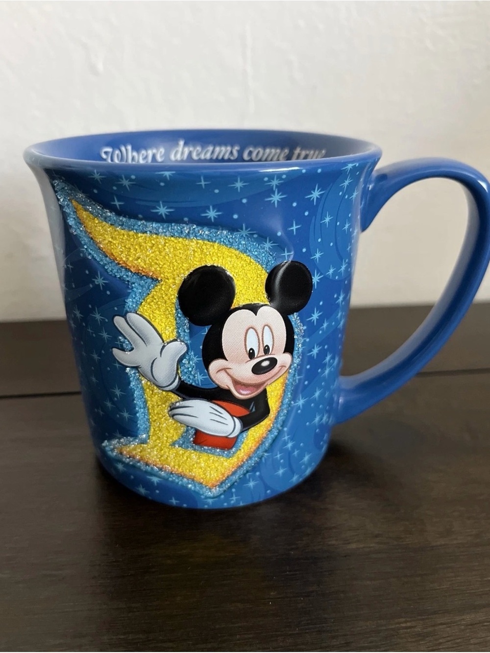 Disneyland Resort Mickey Mouse Disney Where Dreams Come True coffee cup Blue Mug